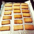 3yentown's cooksnap of when they made カリポリ*おからビス.