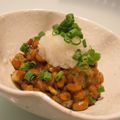 バカリャウ's cooksnap of when they made 大葉にんにく醤油と柚子胡椒で♪おろし納豆.