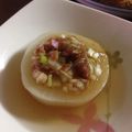 パフェうさこ's cooksnap of when they made 茹で大根を梅ダレで♡.
