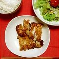 miki__chan's cooksnap of when they made 揚げないdeニンニクバターチキンかつ❤.