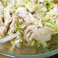 ちびっことんとん's cooksnap of when they made 蒸し鶏と長ネギと白菜のサラダ.