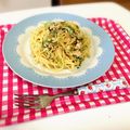 クックFO3E5B☆'s cooksnap of when they made チーズ好きに♡鶏ミンチのチーズ風味パスタ.