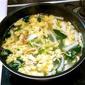 まさひでたく's cooksnap of when they made 余った餃子の皮で中華風たまごスープ.