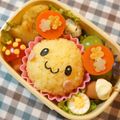 sacoママ's cooksnap of when they made ＊キャラ弁＊　いないいないばぁうーたん♪.