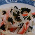 marimo0326's cooksnap of when they made ワカメ、もやし、カニカマの酢の物風サラダ.