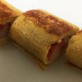 くるみミルクティ's cooksnap of when they made 簡単☆めんつゆとカニカマで玉子焼き☆.