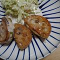 jagao's cooksnap of when they made 鶏ひき肉のれんこん挟み焼き.
