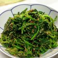 namiin's cooksnap of when they made 小松菜のおひたし（ほうれん草でも◎）.