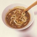 mikkosann's cooksnap of when they made ★リメイク★カレーの残りでカレーうどん.