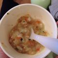 DANGO23☆'s cooksnap of when they made 離乳食大根deみぞれうどん咳き込むとき.