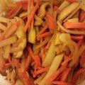 yumikokero's cooksnap of when they made 一味違う大根♪野菜の洋風きんぴら.
