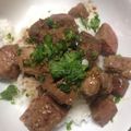 rioka515's cooksnap of when they made めんつゆで簡単ステーキソース.