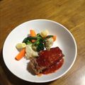 とんぼのはね's cooksnap of when they made ♪電子レンジde超カンタンミートローフ♪.