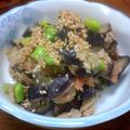 araara2's cooksnap of when they made 茄子とツナの梅塩昆布胡麻和え　.