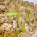 ikamama's cooksnap of when they made セロリと豚肉のオイスターソース炒め.