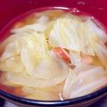 ありぴ～'s cooksnap of when they made ウインナーとキャベツのコンソメスープ.