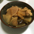 小山紫苑's cooksnap of when they made 簡単 一品♪ 大根 つみれの 煮物＊゜.
