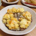 ハモニコ's cooksnap of when they made おつまみにも!!椎茸のたまマヨチー焼き.