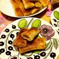 RCR123's cooksnap of when they made ♡簡単・春巻きでアップルパイ♡.