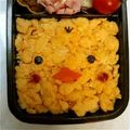 あくび王子まま's cooksnap of when they made 簡単キャラ弁♪詰めるだけでキイロイトリ*.