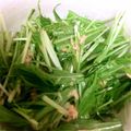 まることさるこ's cooksnap of when they made ３分かからずできる簡単水菜サラダ.