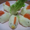 パルタ３２６'s cooksnap of when they made 大根おろしアートに対抗してポテトアート！.