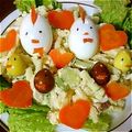 てげてげ母ちゃん's cooksnap of when they made 結婚・子供パーティーに☆ぴよたまポテサラ.