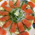 おるせおるせ's cooksnap of when they made サーモン♪カルパッチョ.