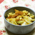 ガメコ's cooksnap of when they made さつま揚げとキャベツの炒め物.