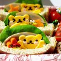 ☆いちごのしらゆき☆'s cooksnap of when they made くまちゃんのポケットサンド（キャラ弁）.