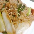 ろこち's cooksnap of when they made 豚肉とネギの中華風炒め.