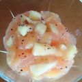こねこのころ's cooksnap of when they made シャキシャキりんごとキウイのゼリー.