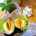 セントドランカー's cooksnap of when they made ポケット♡おにぎらず 何でも詰めてね♪.