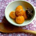 にゃおはは's cooksnap of when they made かぼちゃのお月見団子.