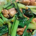 yunbo2k's cooksnap of when they made 小松菜と鶏肉のピリ辛豆板醤炒め.