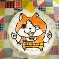 db部みぃ's cooksnap of when they made ジバニャンのケーキ☆ゼリーでキラキラ.