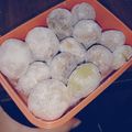 ぷくのん's cooksnap of when they made 材料３つ！?簡単スノーボール☆.