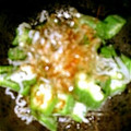 ﾋﾟﾛﾐ♡'s cooksnap of when they made ☆生姜醤油で!!オクラとおじゃこ合え☆彡.