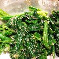 ゆきさく♪'s cooksnap of when they made ほうれん草の胡麻和え.