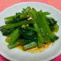 pppe's cooksnap of when they made 小松菜のにんにくお浸し.