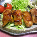 ますみんち's cooksnap of when they made 簡単にプルプル♪鶏の照りしょうが焼き.