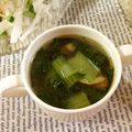 ふなここ's cooksnap of when they made ＊ターサイと椎茸の中華スープ＊.