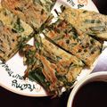 maumamma's cooksnap of when they made 海鮮とニラのチヂミ☆モチモチ簡単♪.
