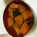 独楽嵐's cooksnap of when they made フライパンで簡単かぼちゃの煮物.