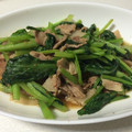 ライサー's cooksnap of when they made 小松菜と豚肉のあっさり炒め.