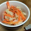 カフカここま's cooksnap of when they made ジャガイモとニンジンの千切りサラダ.