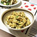 meiplu's cooksnap of when they made 超簡単♡ニラと挽き肉の餃子風炒飯.
