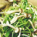 クック814G40☆'s cooksnap of when they made 豆苗としめじの塩麹炒め.