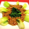 mionaG's cooksnap of when they made 簡単！副菜！チンゲン菜の搾菜肉あんかけ.