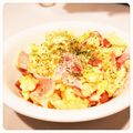mamiie's cooksnap of when they made キャベツたっぷりカラフル卵炒め.